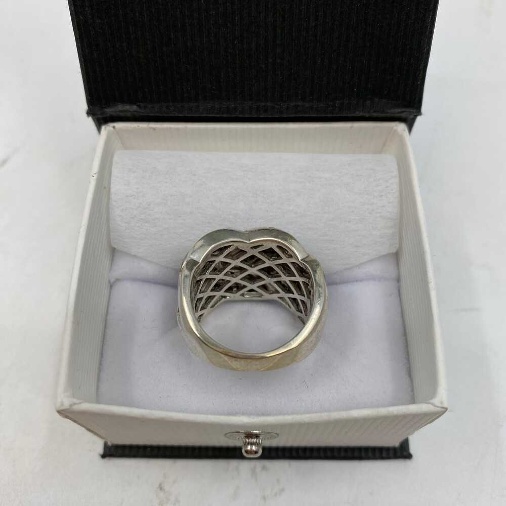 Dazzlingrock Silver Statement Ring | 1 Karat Diam… - image 4